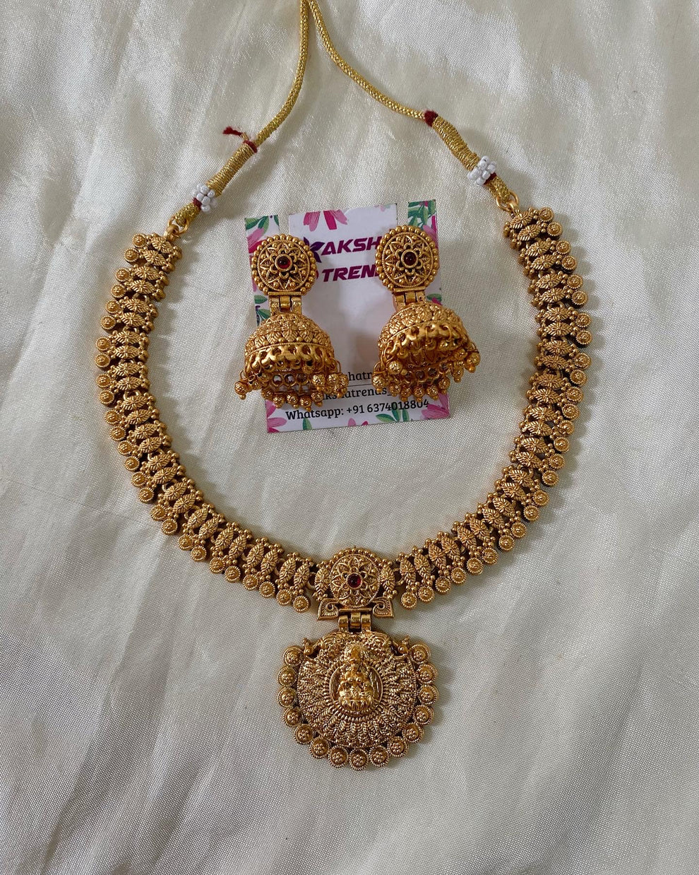 Lakshmi necklace Aksha Trends 