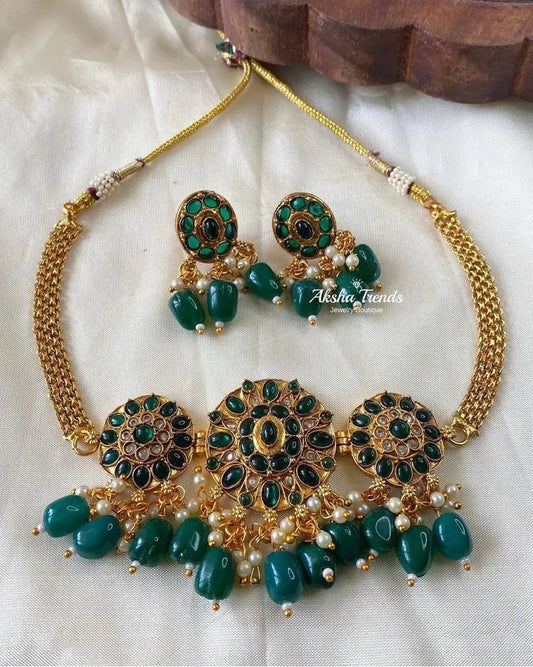 Kundan necklace Aksha Trends