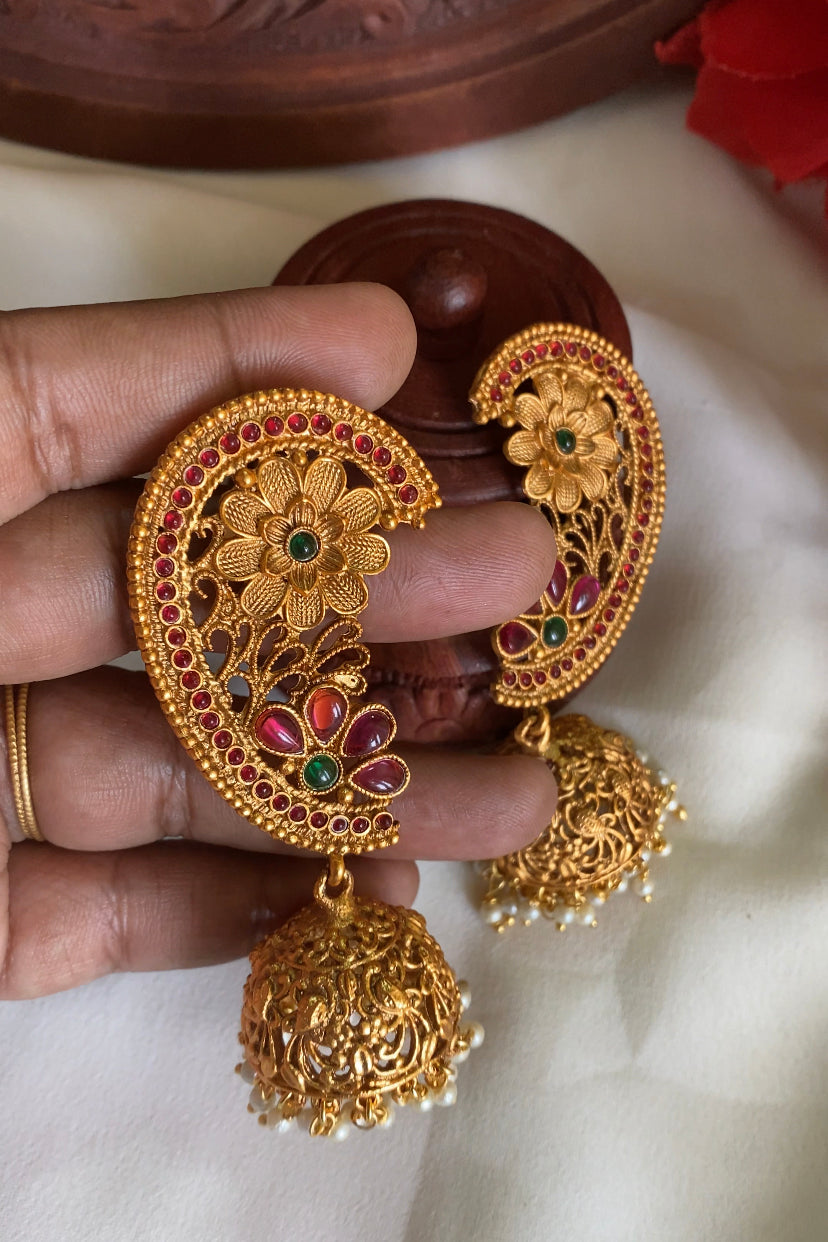 Earcuff heavy jhumka – Aksha Trends