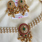 Oval premium AD choker Aksha Trends