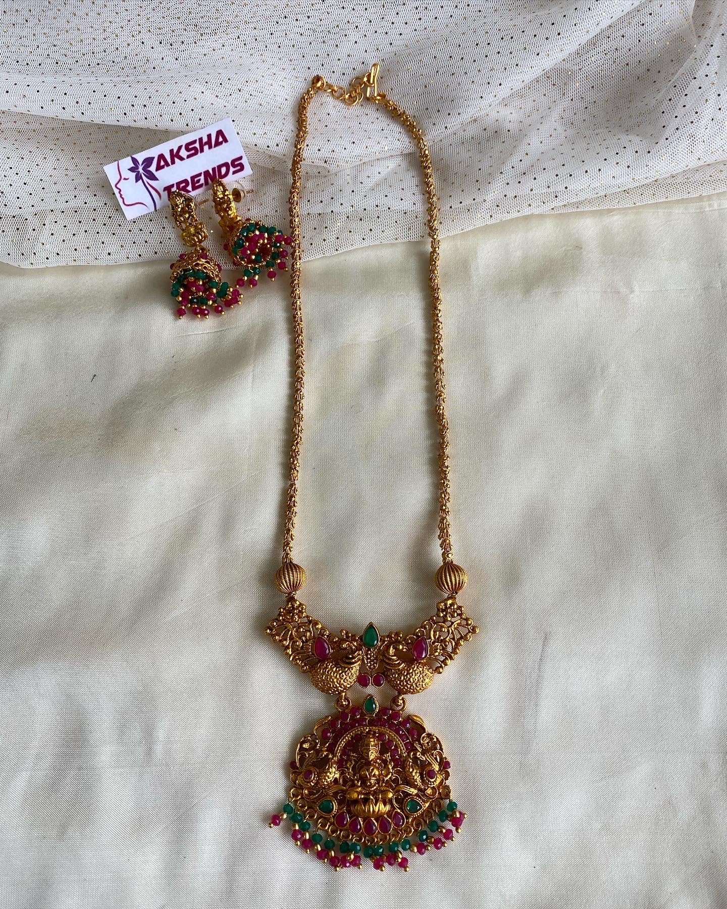 Lakshmi pendant chain Aksha Trends
