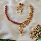 Goldplated diamond necklace -ruby Aksha Trends