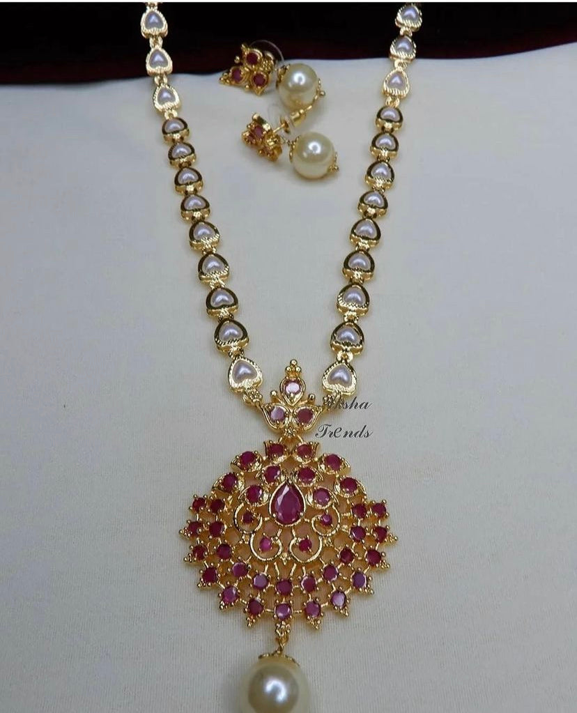 Ombréd Golden Pearl Necklace – llyn strong - fine art jewelry