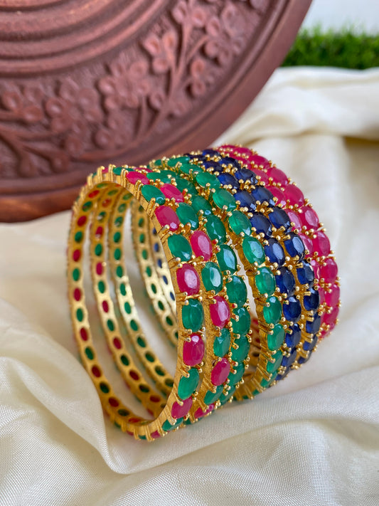 Kemp goldpolish bangles Aksha Trends